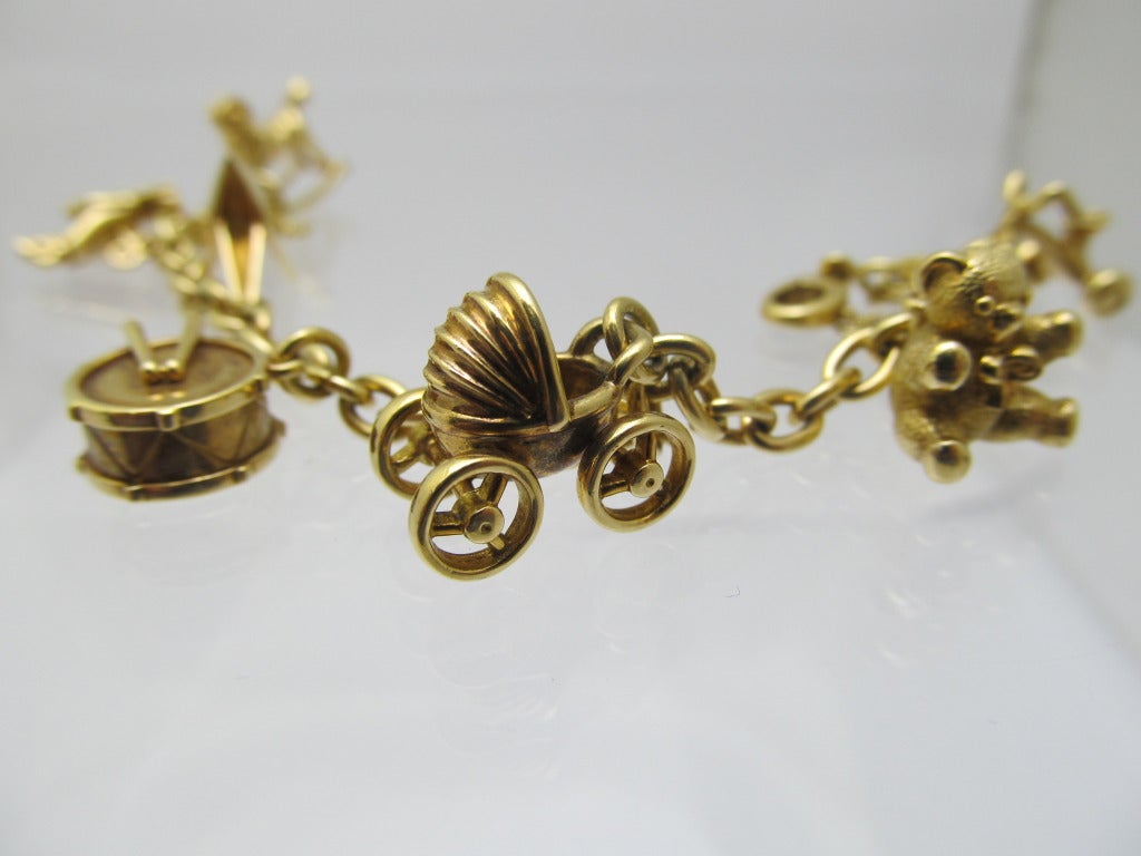Women's Cartier Gold Charm Bracelet