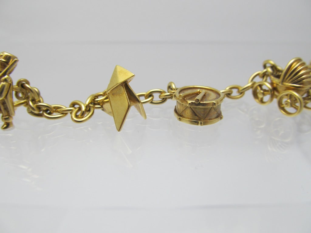 Cartier Gold Charm Bracelet 2