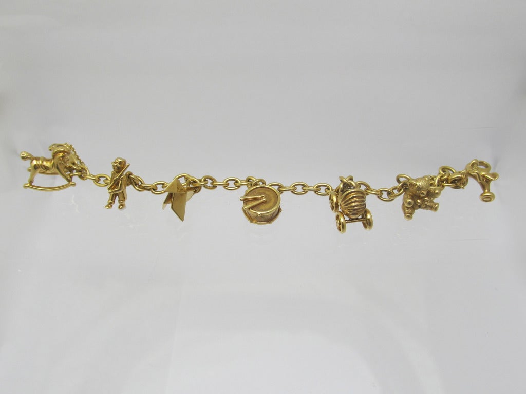 Cartier Gold Charm Bracelet 3