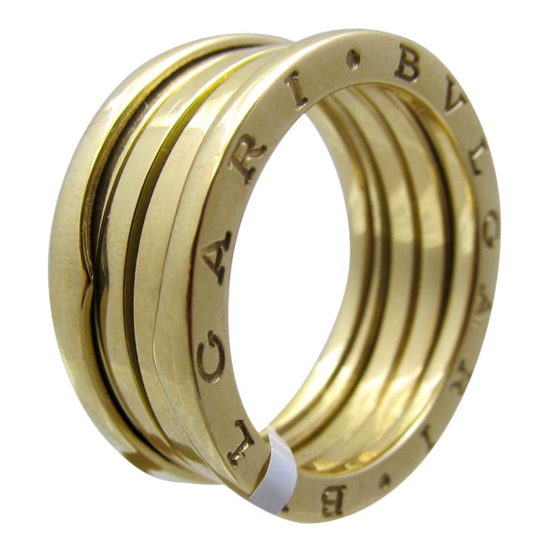 BULGARI     B.Zero1 Yellow Gold 3-Band Ring