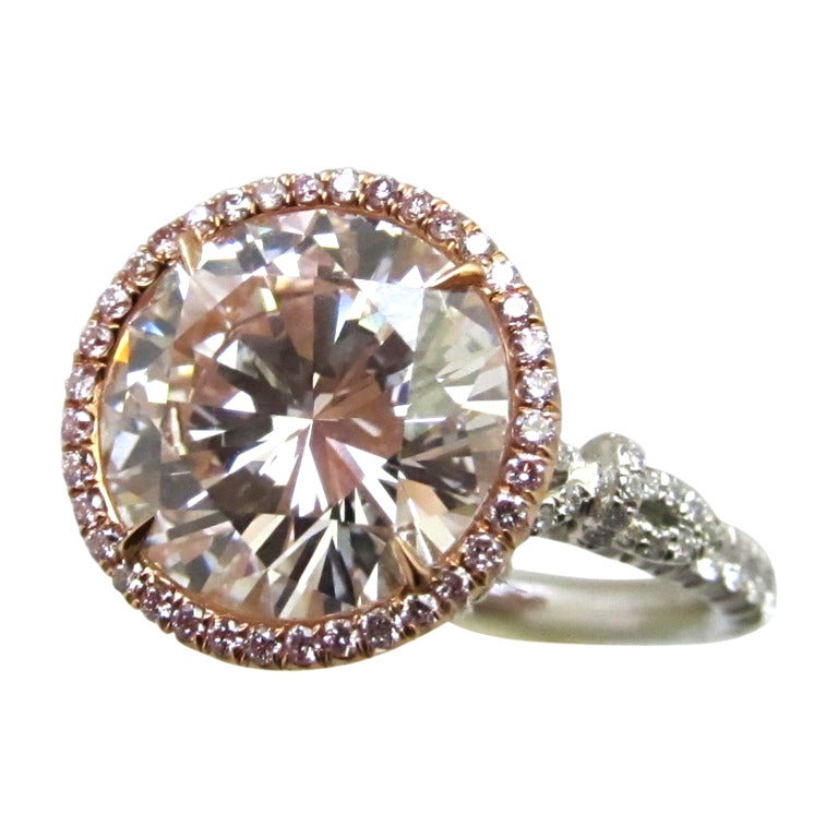 NALLY  G.I.A. Pink  Diamond Ring