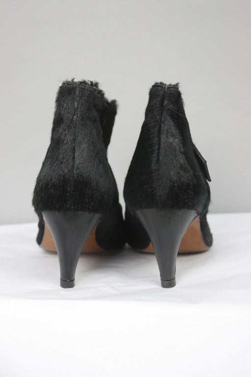 SALE! Originally $595
Manolo Blahnik pony hair ankle booties with 2.5" heel. Size 40.5