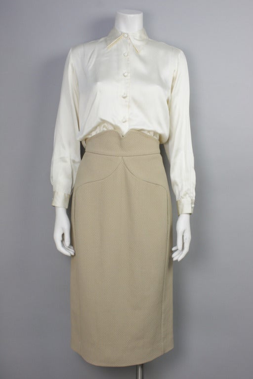 1990s Vivienne Westwood Beige Skirt Suit 1