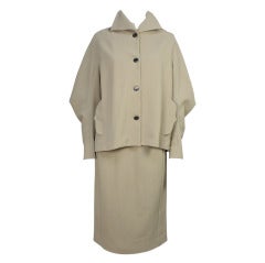 1990s Vivienne Westwood Beige Skirt Suit