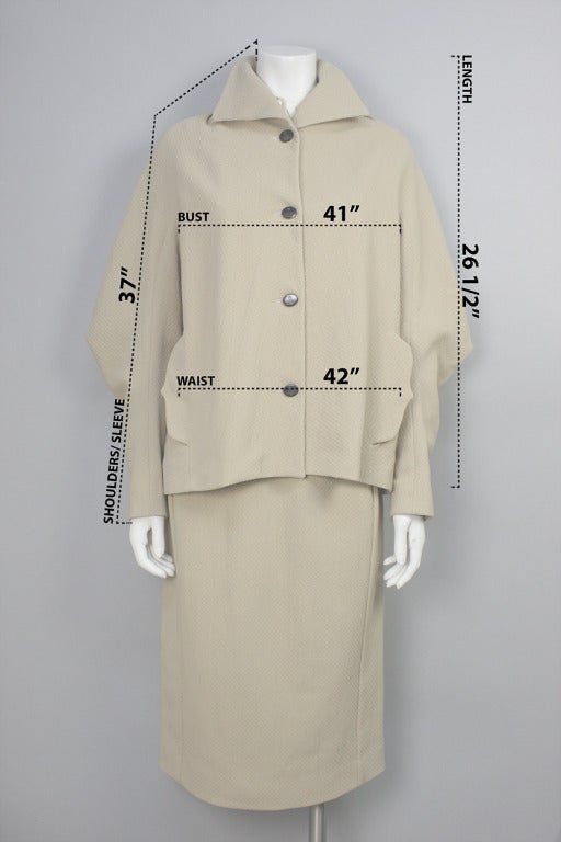 1990s Vivienne Westwood Beige Skirt Suit 3