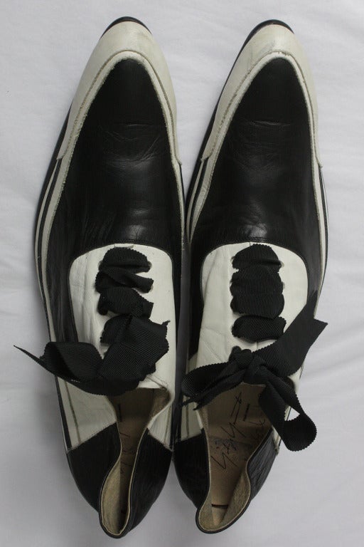 Men's 1980s Yohji Yamamoto Pour Homme Pointed Toe Shoes