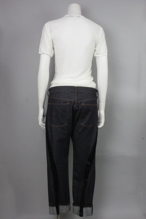 Junya Watanabe Comme des Garcons Dark Wash Jeans In Excellent Condition In New York, NY