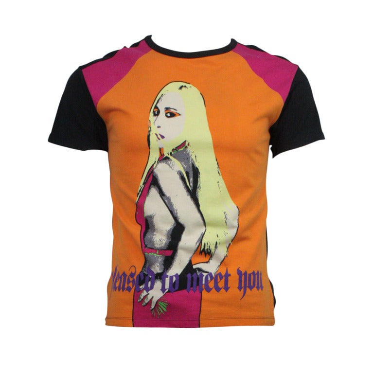 Versace 1990s Donatella Versace Pop T-Shirt