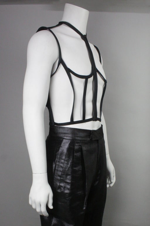 1990 Jean Paul Gaultier Men's Cage Vest In Good Condition In New York, NY