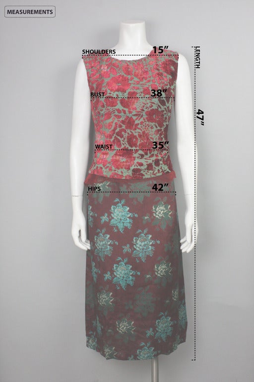 Women's 1990s Dries Van Noten Multi Floral Dress