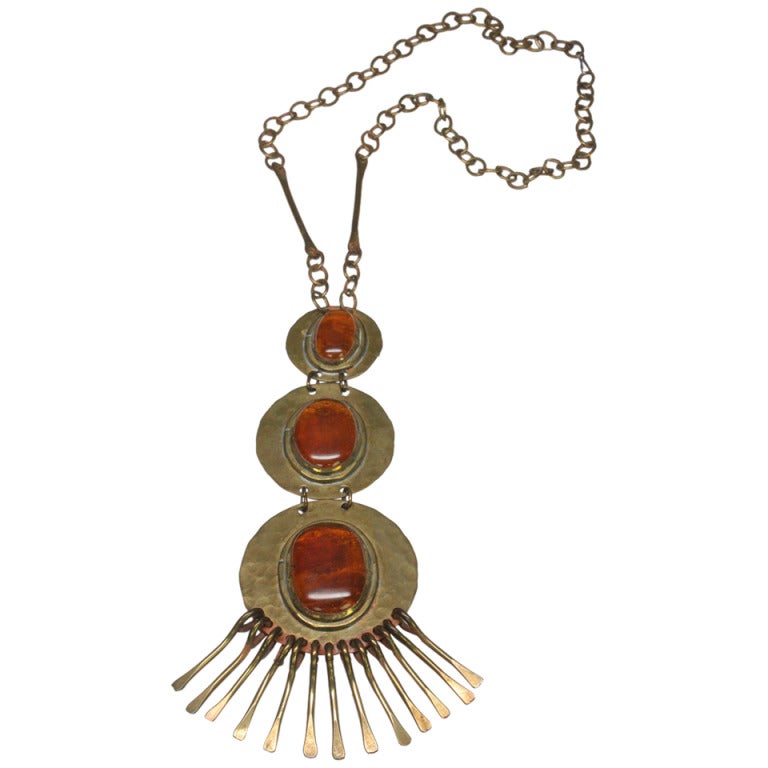 Rafael of Canada 1970s Modernist Necklace