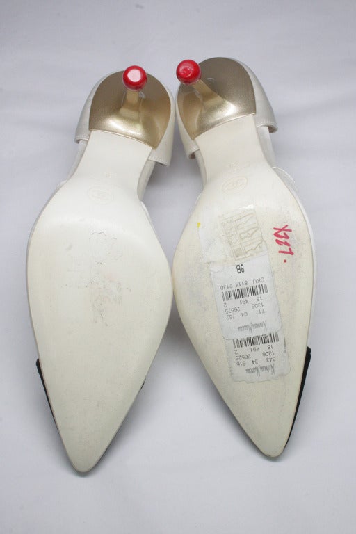 Chanel Matchstick Stiletto Heels In New Condition In New York, NY