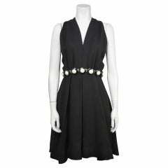 Donald Brooks 1960s Belted Cocktail Dress