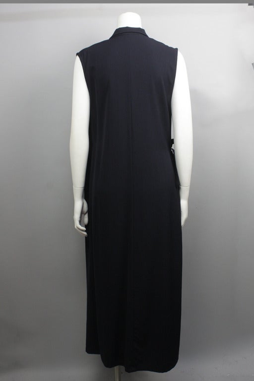 Black Ys Yohji Yamamoto Wrap Dress