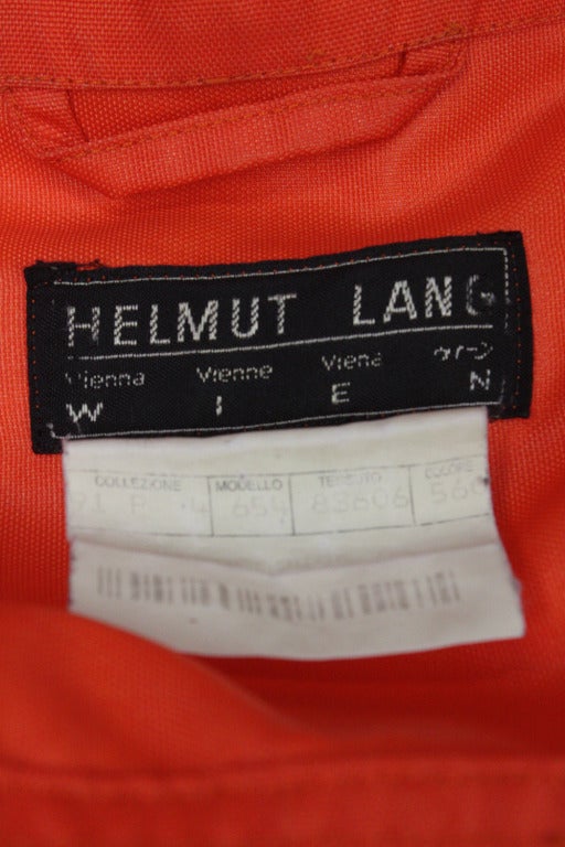 1991 Rare Helmut Lang Men's Jacket 2