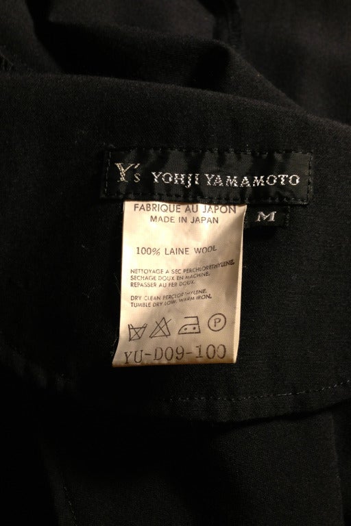 Ys Yohji Yamamoto Wrap Dress In Excellent Condition In New York, NY