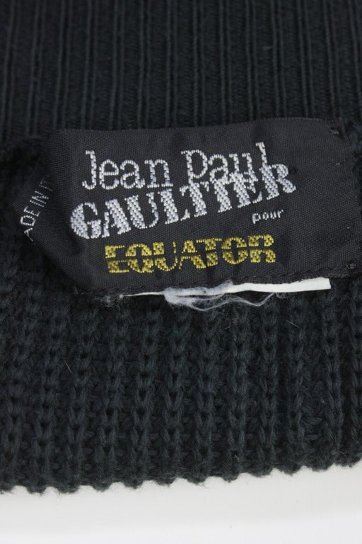 1980s Jean Paul Gaultier Knit Skirt In Good Condition For Sale In New York, NY