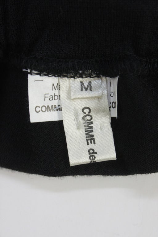 1990s Comme des Garcons Wool Asymmetrical Skirt In Excellent Condition For Sale In New York, NY