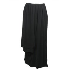 1990s Comme des Garcons Wool Asymmetrical Skirt