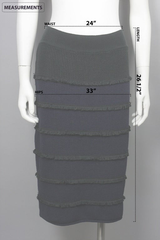 Women's 1980s Jean Paul Gaultier Knit Skirt For Sale