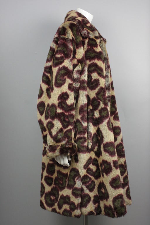 mens faux fur coats