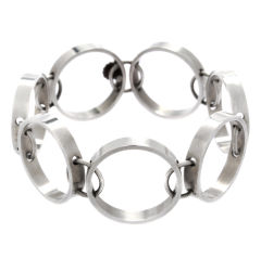 Hans Hansen Architectural Sterling Bracelet