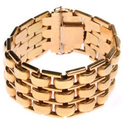18kt Retro Gold Bracelet