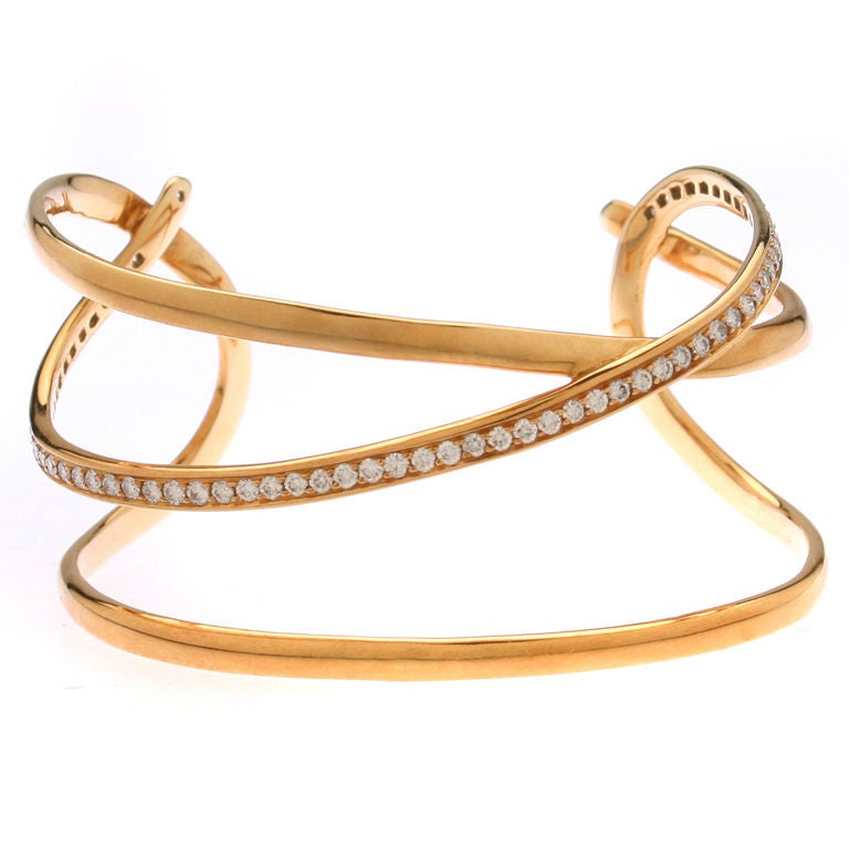 Tiffany 18kt Gold and Diamond Bracelet