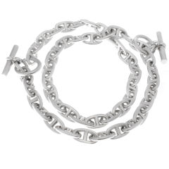 Hermes Necklace and Bracelet