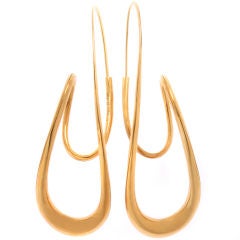 Michael Good Modernist 18kt Gold Earrings