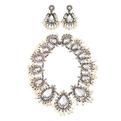Vintage KJL Fabulous Necklace and Earrings