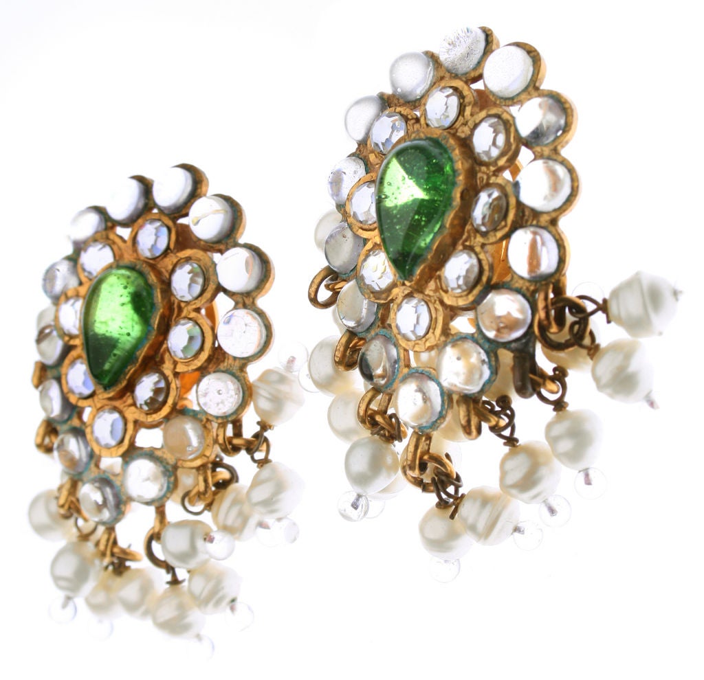 These are incredible and rare Chanel earrings.