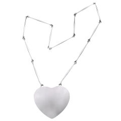 Georg Jensen Large Heart Necklace