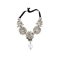 YVES ST. LAURENT Rive Gauche  Mirrored Necklace