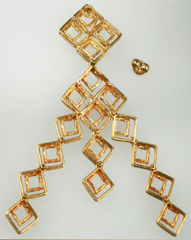 Women's Modernist Tiffany & Co. Gold Earrings