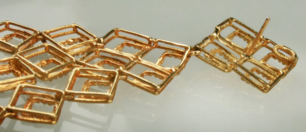 Modernist Tiffany & Co. Gold Earrings 1