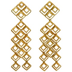 Modernist Tiffany & Co. Gold Earrings