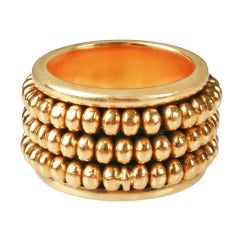 CHAUMET Gold Abacus Ring
