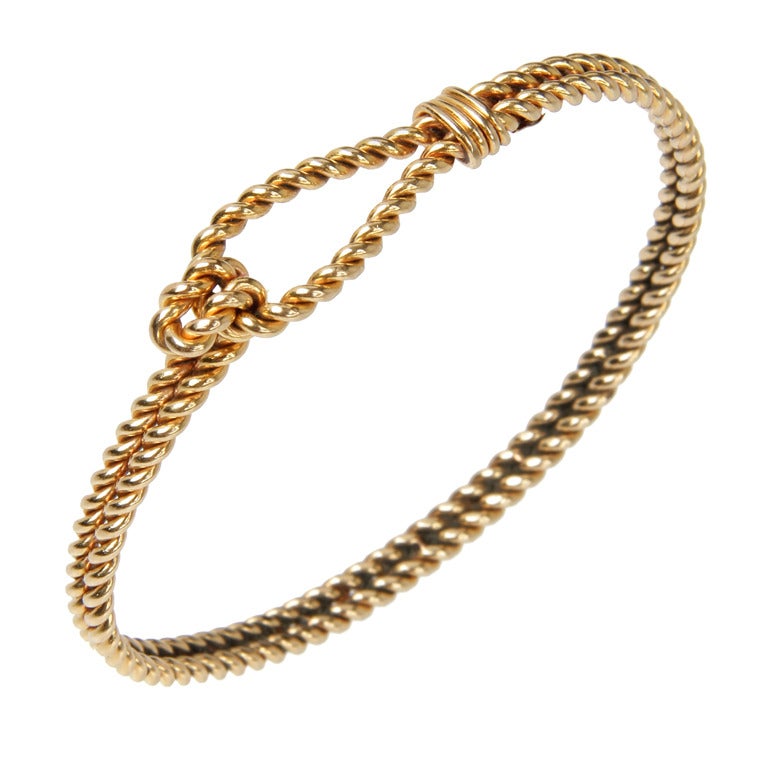 Classic Gucci Rope Bracelet at 1stdibs