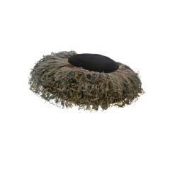 Saks Fifth Avenue 1950s Spectacular Ostrich Portrait Hat 1