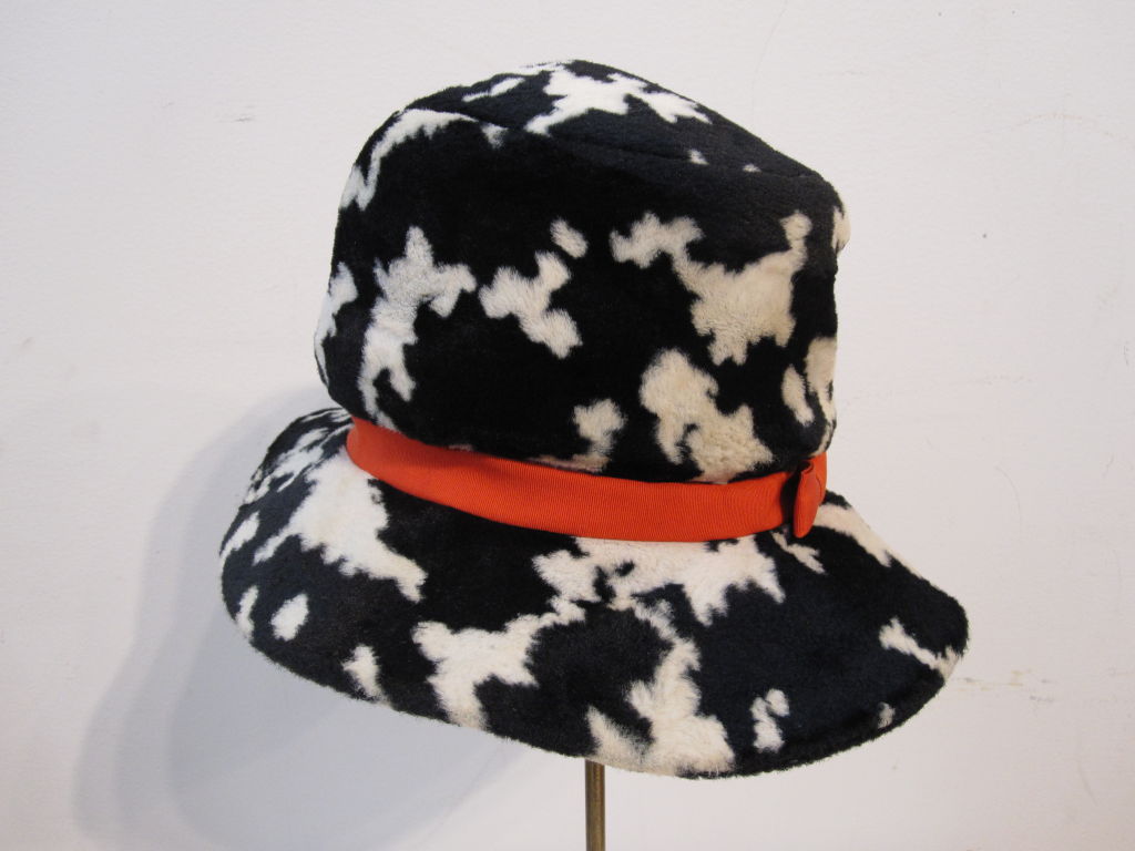 dalmation print hat
