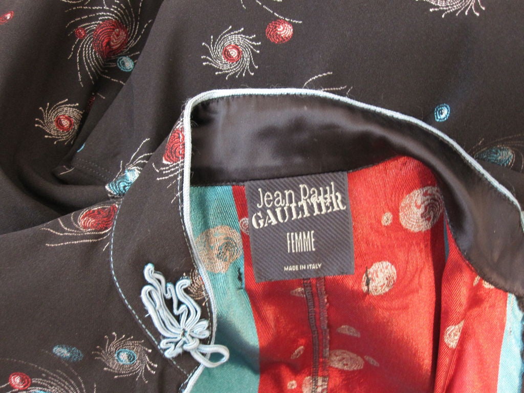 Jean Paul Gauthier Asian-Inspired  Brocade Jumpsuit 1
