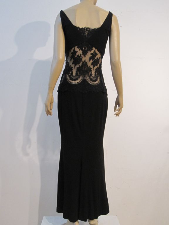 Randolph Duke Gown with Lace Inset Torso 1