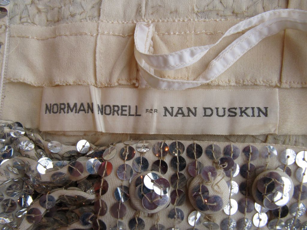 Women's Norman Norell 1960s Iconic Sequin Cocktail Dress