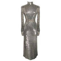 Norman Norell 1960s Iconic Sequin Cocktail Dress