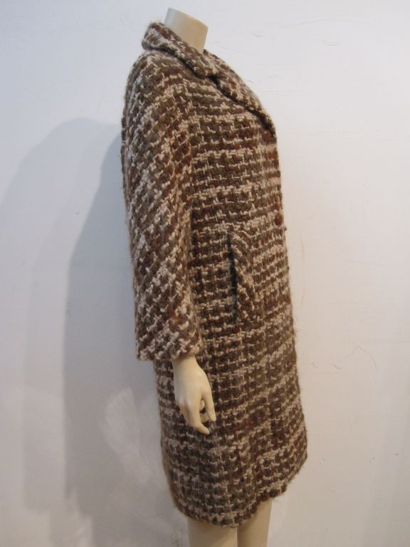 Women's Lilli Ann 50s Wool Tweed Car Coat
