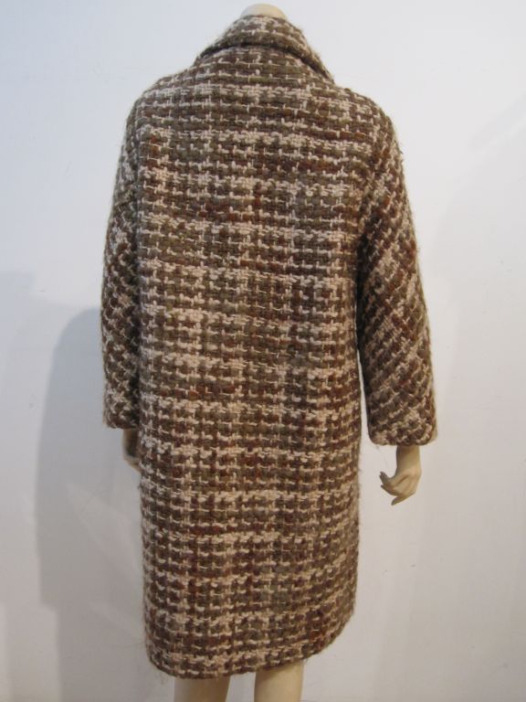 Lilli Ann 50s Wool Tweed Car Coat 1
