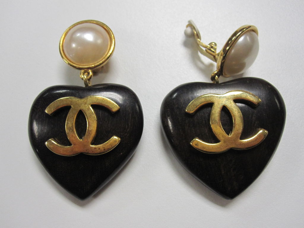 fake chanel earrings