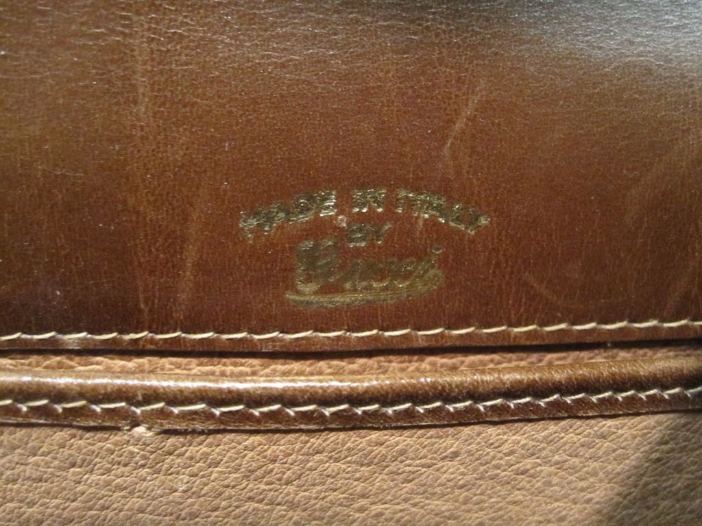 60s Gucci Leather Bag with Bamboo Handle 3