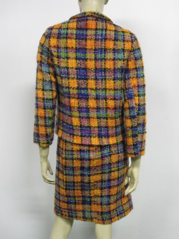 Chanel Adaptation by Dan Millstein - 50s Plaid Tweed Suit 1